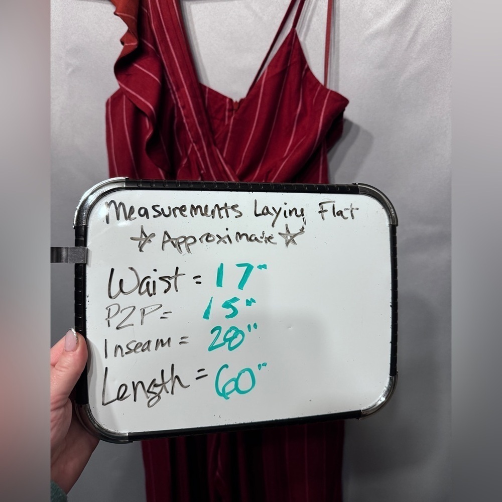 Three Floor Rent the Runway Stripe one shoulder Margaux jumpsuit Sz 6 $360 - Picture 5 of 13